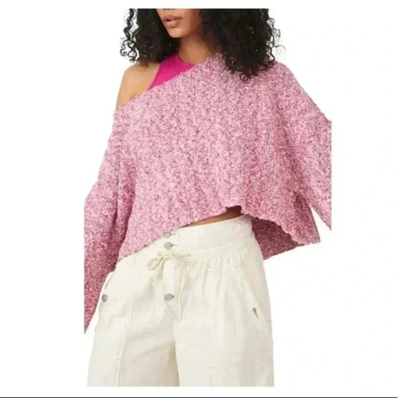🆕 Free People Good Day Pullover Short Sleeve
Cropped Sweater Pink Rose🆕 - Picture 2 of 13